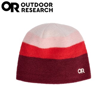 【Outdoor Research 美國 Gradient Beanie 羊毛透氣保暖帽《莓紅》】277797/毛帽/雪帽