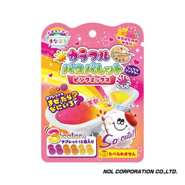 日本NOL-趣味調色盤入浴錠(粉紅)