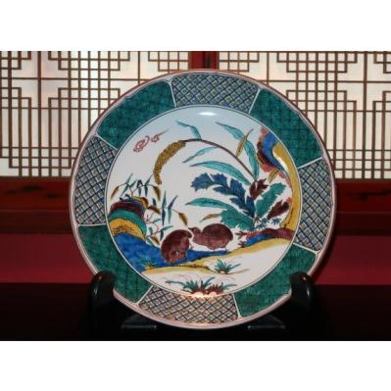 大皿 飾皿 絵皿 インテリア （インテリア置物 飾り皿 絵皿