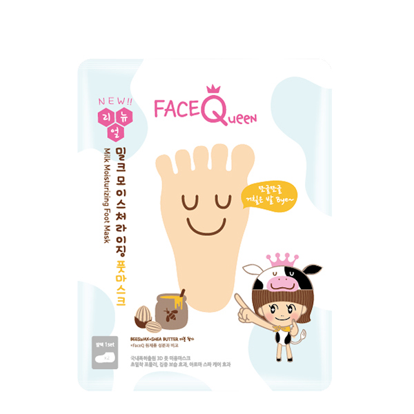 FaceQ蜂蜜牛奶滋潤護足膜18g