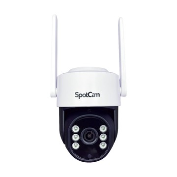 SpotCam 【128G記憶卡組】PT1 免主機戶外防水全彩夜視高速球機WiFi無線攝影機 無線監視器
