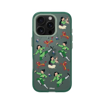 iPhone 16 Pro Clear 憂墨綠 - 迪士尼-公主系列 Disney Princess - 迪士尼公主 - 花木蘭