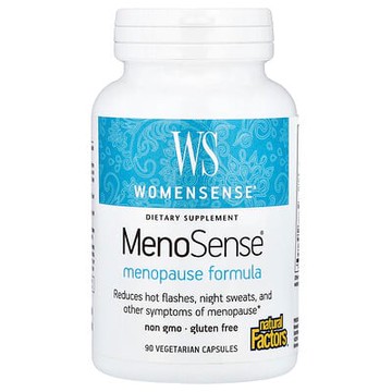 Natural Factors, WomenSense，MenoSense，更年期配方，90 粒素食膠囊