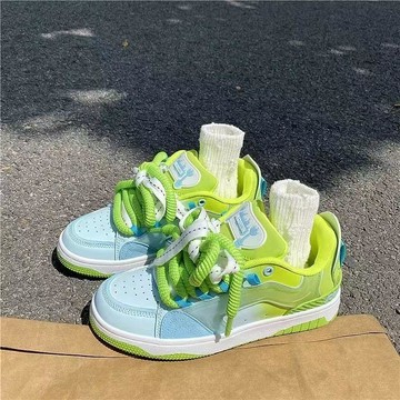 9173人持續消費🎯 滑板鞋 女鞋 鴛鴦配色 多巴胺穿搭 情侶鞋 休閒運動鞋 2026新款 小眾設計 時尚百搭