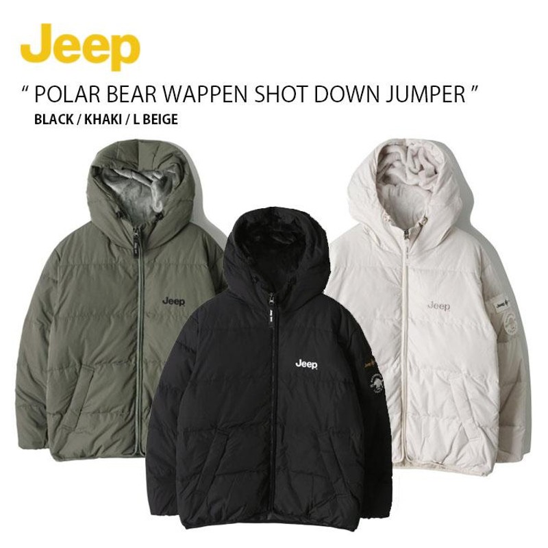 Jeep ジープ ダウンジャケット POLAR BEAR WAPPEN SHOT DOWN JUMPER