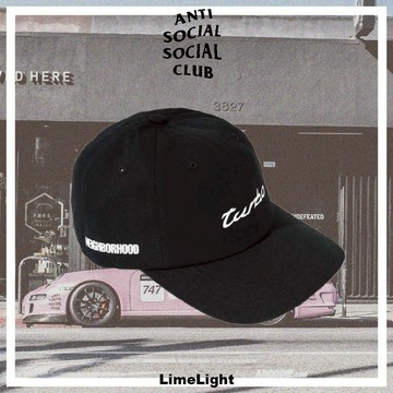 ☆LimeLight☆ Anti Social Social Club x Neighborhood 911 CAP 黑