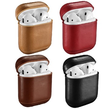【台灣公司貨】 ICARER 復古系列 AirPods 手工真皮保護套 保護套
