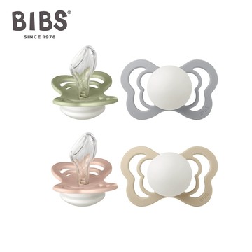 【BIBS】丹麥 COUTURE 夜光款 拇指型矽膠安撫奶嘴-2入組(0-6m/6-18m) 丹麥奶嘴 官方直營