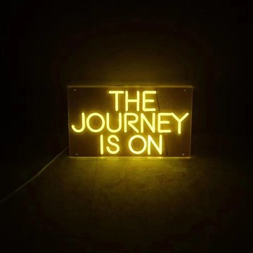THE JOURNEY IS ON霓虹燈LED發光字老師禮物 畢業紀念 婚禮小物