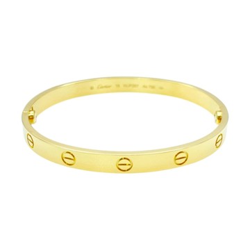 Cartier 卡地亞 18K黃金 Love 手環 B6035518 【二手名牌BRAND OFF】