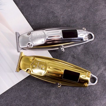 進口鋼刀頭金屬機身usb充電式理發器油頭雕刻剪頭發發廊電推剪