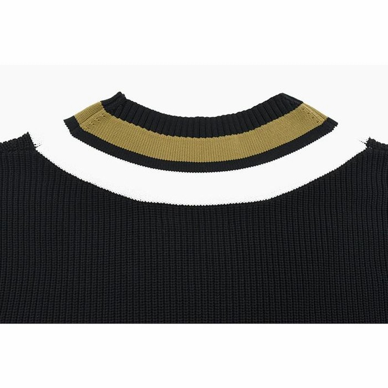 フレッドペリー セーター FRED PERRY メンズ ストライプド V