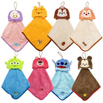 迪士尼 大頭造型款擦手巾 | 毛巾 米奇 維尼 牡蠣寶寶 三眼怪 熊抱哥 奇奇蒂蒂 史迪奇【5ip8】