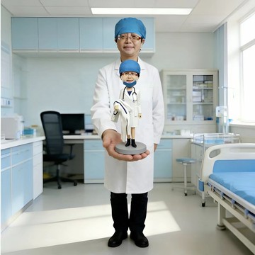 榮休 退休 榮升 榮調 離職 同事 老闆 醫生 客製化禮物 人偶 公仔