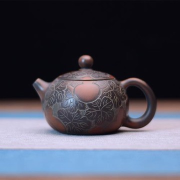 廣西欽州坭興陶茶壺迷你福祿西施純手工天然泥料一人把玩小號茶壺