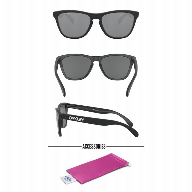 OAKLEY オークリー Frogskins フロッグスキンズ ブラック偏光