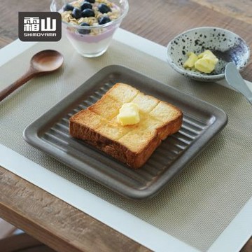 日本霜山 方形陶瓷烤盤/餐盤/吐司烤盤