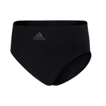 adidas W ACTIVE SEAMLESS MICRO STRETCH HIGH LEG BRIEF 女士 無縫微彈高運動內褲-黑