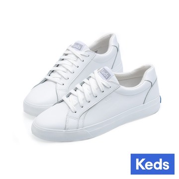 Keds PURSUIT 精緻時尚網球皮革運動小白鞋 9241W130452N
