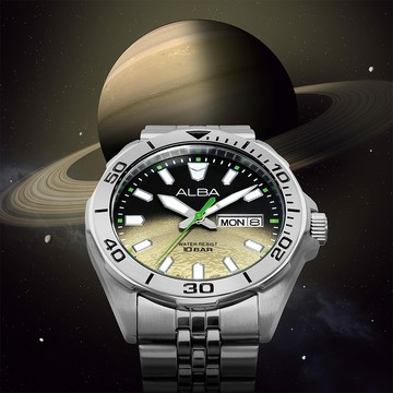 ALBA 雅柏 Planet Series 星系宇航 限量 Saturn 土星手錶-42mm (AV3585X1/VJ43-X044U)