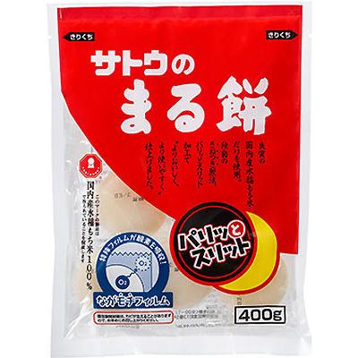 サトウ食品 サトウのまる餅 パリッとスリット 400g袋 20袋入