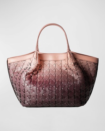 Mini Secret Mosaic Leather Top-Handle Bag