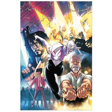 BLOKEES 漫威蜘蛛人與朋友們 幽靈蜘蛛格溫史黛西人偶 附專用配件  1本