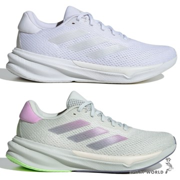Adidas 慢跑鞋 女鞋 支撐 SUPERNOVA STRIDE 白/灰綠【運動世界】IG8293/IG8283