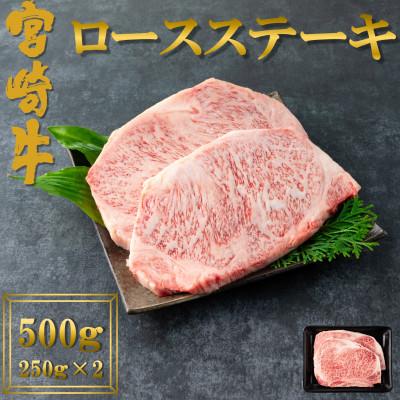 ふるさと納税 三股町 宮崎牛ロースステーキ(約250g×2)