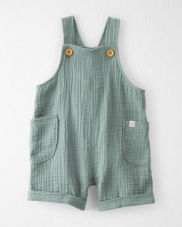 Baby Organic Cotton Gauze Shortall