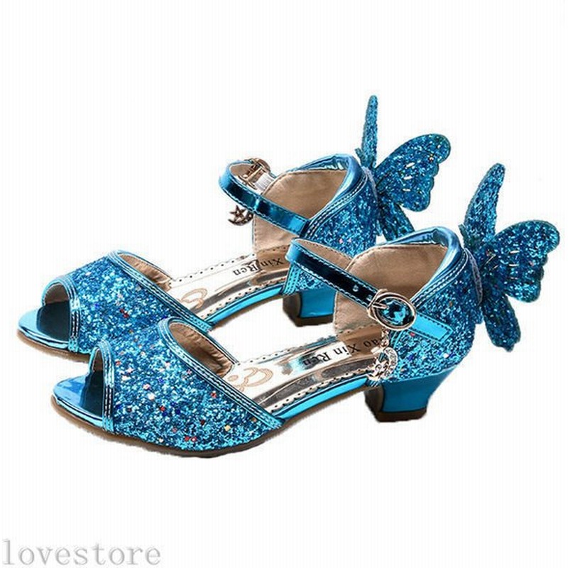 サンダル ビジュー飾り 女の子 ジュニア ヒール 飛べるチョウ フォーマルシューズ 生き生き 可愛い 痛くない グリッター ヒール 夏 通販 Lineポイント最大0 5 Get Lineショッピング
