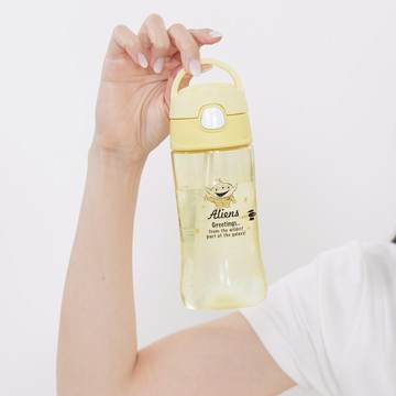 【THERMOS 膳魔師】吸管瓶450ml_玩具總動員-黃(三眼怪)