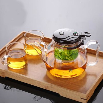 76飄逸杯泡茶壺套裝可拆洗內膽過濾玻璃茶水分離壺沖茶器茶具單壺