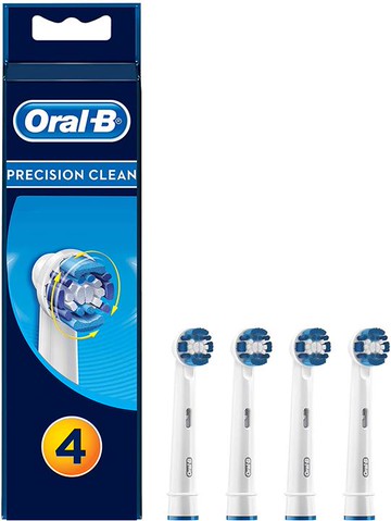 【美國代購】Oral-B正品精密清潔替換白色牙刷頭 深層和精確清潔 4個