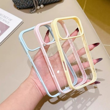 ins高顏值 多巴胺 彩色 蘋果 17 Pro max 手機殼 iPhone 16 Pro 保護殼 15 14 殼 防摔