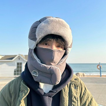 免運🔮帽子男士滑雪帽戶外護耳防風雷鋒帽男冬季棉帽保暖飛行員防寒騎車 堆堆帽 針織帽 冷帽 月子帽 針織帽 包頭帽 雪帽
