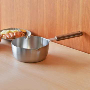 小泉誠 ambai日製木柄18-8不鏽鋼三層底雪平鍋-16cm 單一規格