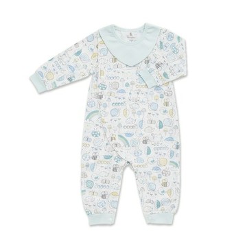 探索小世界長袖兔裝(天絲洞感提花布)