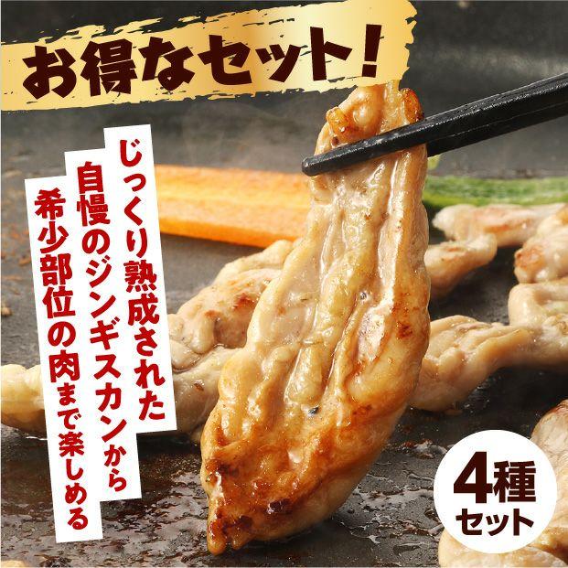 お買い得！社長の焼肉セット　ミートピア／北海道帯広市｜味付成吉思汗(ジンギスカン)・ホルモン・豚鶏　焼肉・BBQ