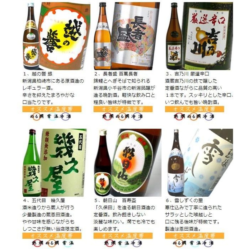 日本酒 飲み比べ セット ギフト 新潟清酒 720ml 12本 4合瓶 | LINE