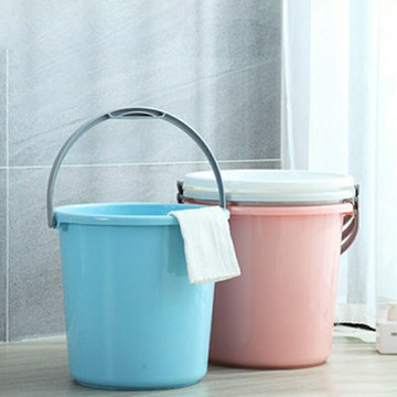 家用提手白色水桶超大洗車桶30升學生宿舍洗衣桶清潔桶戶外釣魚桶/水桶/洗澡桶/洗衣桶/裝水桶/塑料桶/宿舍桶