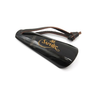 糊塗鞋匠 優質鞋材 A91 法國SAPHIR金質天然牛角鞋拔10cm 1支