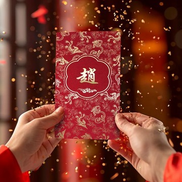 🌟臺灣出貨🌟2026新款港式利是封中式百家姓燙金姓氏個性定製創新 紅包 紅包袋 創意紅包 可愛紅包袋