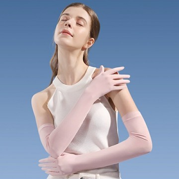 【巴黎精品】現貨秒發 袖套防曬臂套-防滑露指手套男女配件3色a1fj13