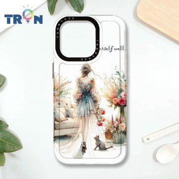TRON IPHONE 16 PRO 優雅的女人 MAGSAFE 磁吸 防摔 太空殼 透黑 手機殼