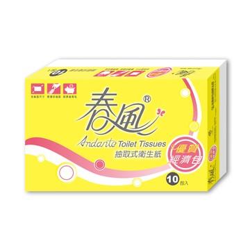 春風抽取式衛生紙優質經濟包-100PC