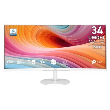 MSI 微星 UWQHD 34型商務曲面螢幕 2K/VA/1ms/120Hz/HDMI  34吋  PRO MP341CQW E12
