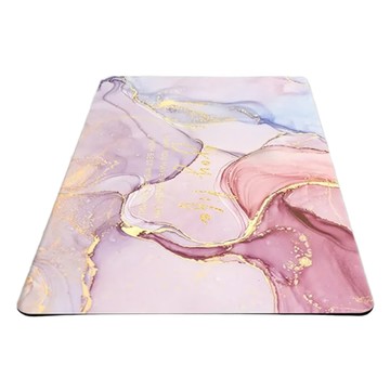大理石北歐輕奢硅藻泥地墊 簡約ins風  80 x 50cm  粉黛色  1個