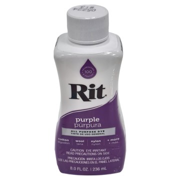 Rit 液體染劑 適用於棉、絲綢、人造纖維、羊毛、聚酯纖維等多種材質  236ml  1色