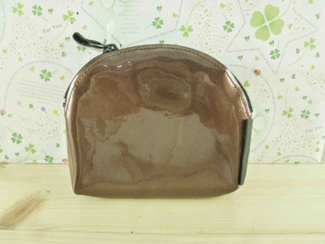 【震撼精品百貨】防水素面零錢包~咖啡色